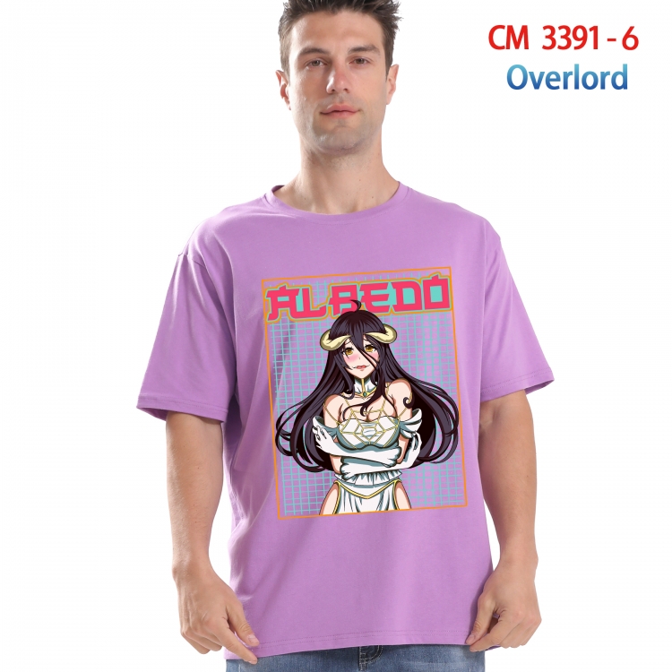 Overlord Printed short-sleeved cotton T-shirt from S to 4XL