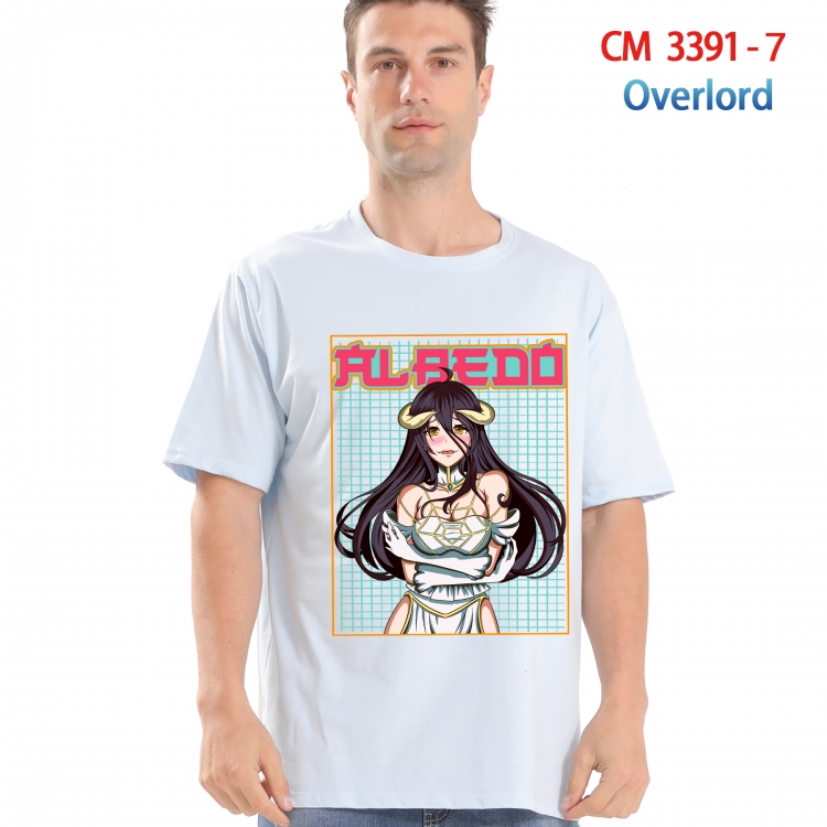 Overlord Printed short-sleeved cotton T-shirt from S to 4XL