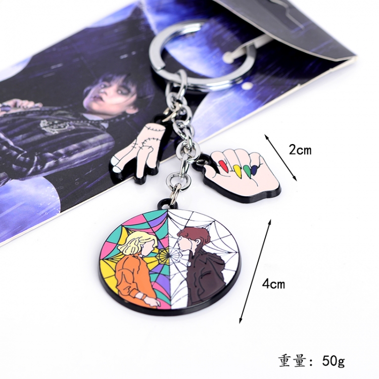 Black Wednesday Anime Surrounding 3 Pendant Keychain Pendant