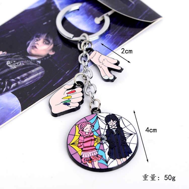 Black Wednesday Anime Surrounding 3 Pendant Keychain Pendant