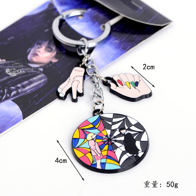 Black Wednesday Anime Surrounding 3 Pendant Keychain Pendant