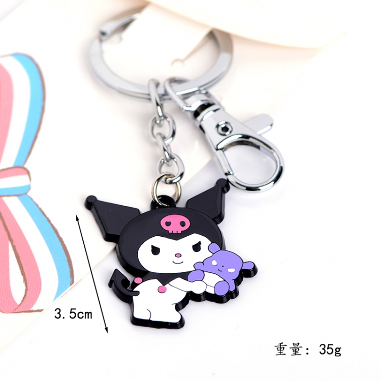 Cinnamoroll Anime peripheral metal keychain pendant price for 5 pcs