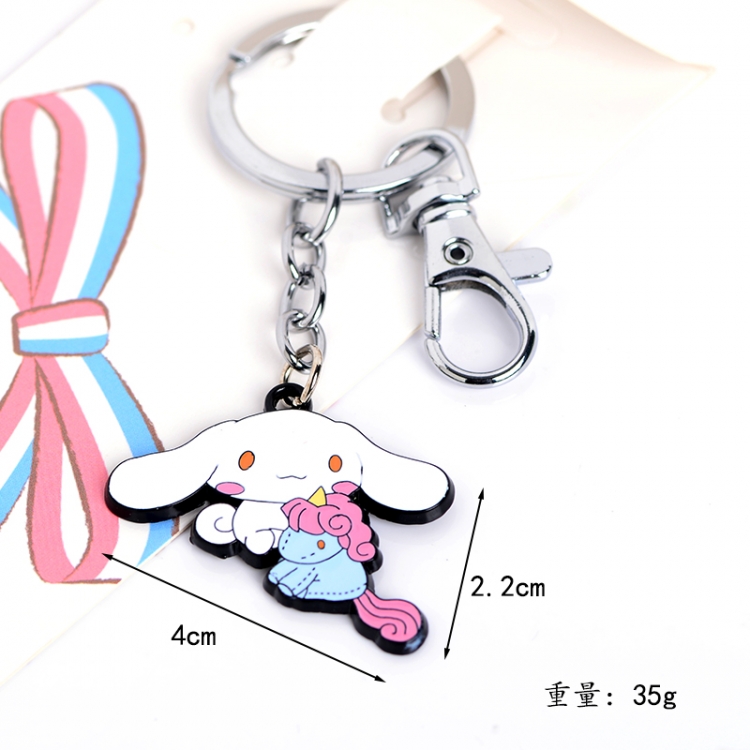 Cinnamoroll Anime peripheral metal keychain pendant price for 5 pcs