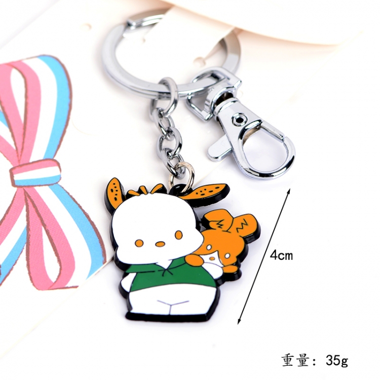 Cinnamoroll Anime peripheral metal keychain pendant price for 5 pcs