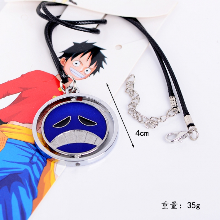 One Piece  Anime surrounding rotation necklace pendant  price for 5 pcs