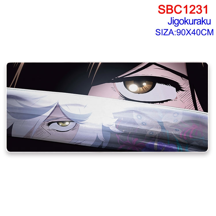 JigokuRaku Anime peripheral edge lock mouse pad 90X40CM  SBC-1231-2
