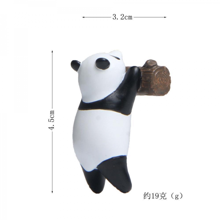 Panda series Stereo magnetic buckle refrigerator stickers  price for 2 pcs