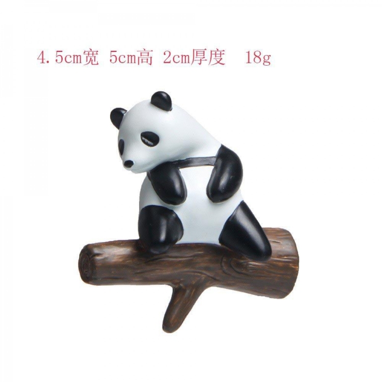 Panda series Stereo magnetic buckle refrigerator stickers  price for 2 pcs