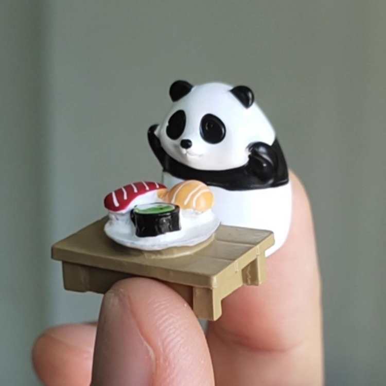 Panda series Stereo magnetic buckle refrigerator stickers  price for 2 pcs