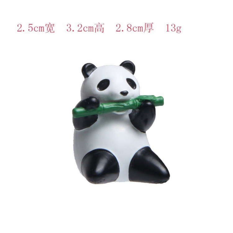 Panda series Stereo magnetic buckle refrigerator stickers  price for 2 pcs