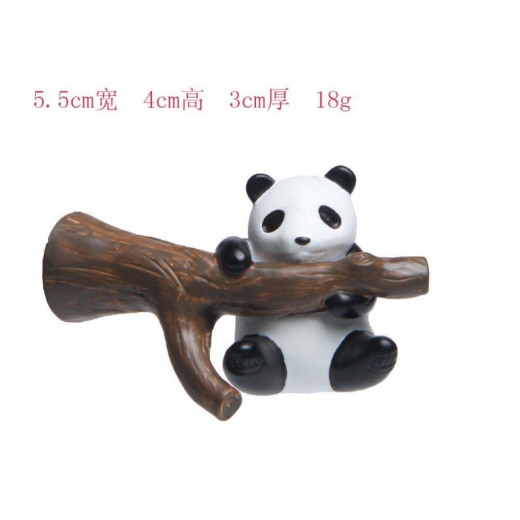 Panda series Stereo magnetic buckle refrigerator stickers  price for 2 pcs