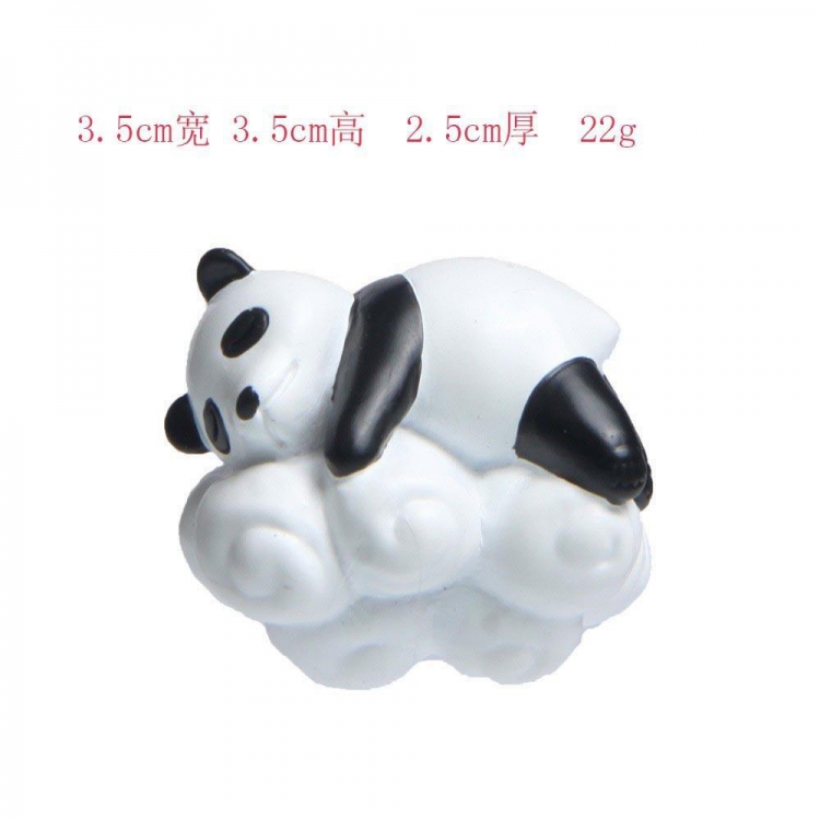 Panda series Stereo magnetic buckle refrigerator stickers  price for 2 pcs