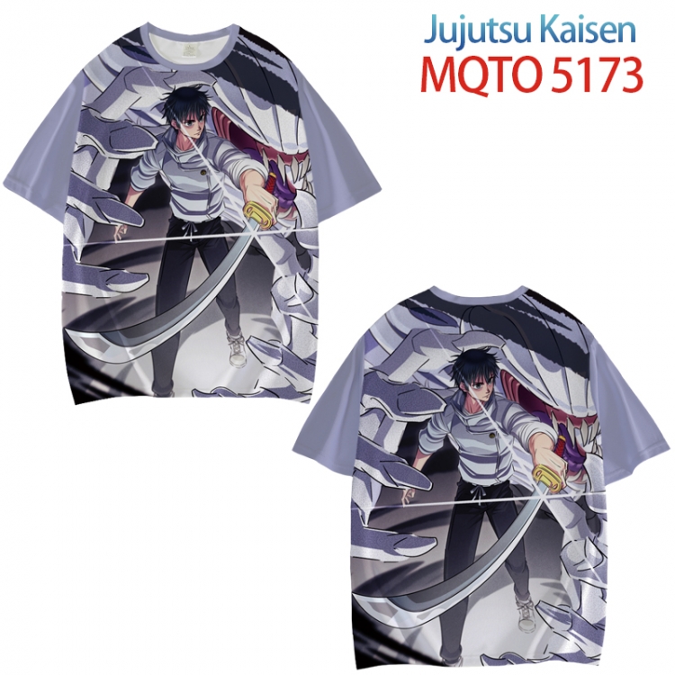 Jujutsu Kaisen Full color printed short sleeve T-shirt from XXS to 4XL MQTO5173
