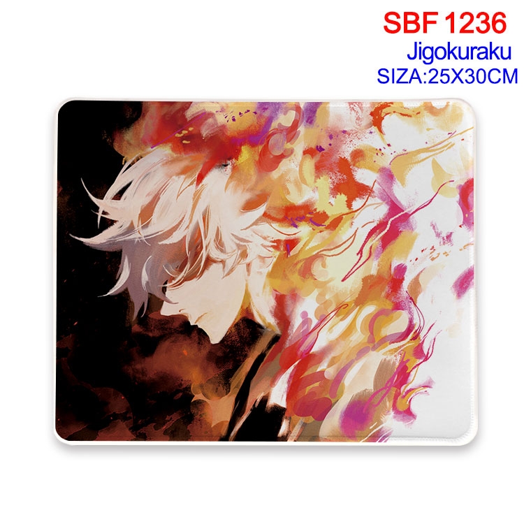 JigokuRaku Animation peripheral locking mouse pad 25X30CM SBF-1236