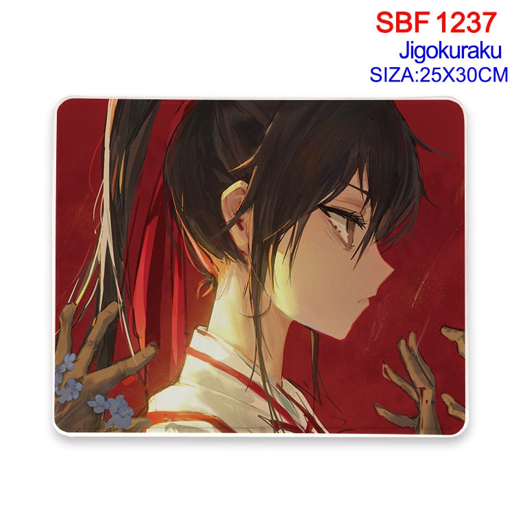 JigokuRaku Animation peripheral locking mouse pad 25X30CM SBF-1237