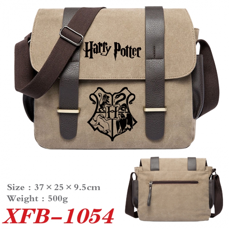 Harry Potter Anime double belt new canvas shoulder bag single shoulder bag 37X25X9.5cm XFB-1054
