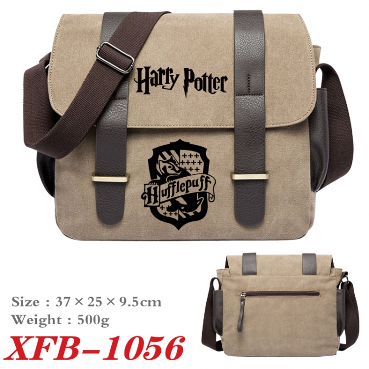 Harry Potter Anime double belt new canvas shoulder bag single shoulder bag 37X25X9.5cm XFB-1056
