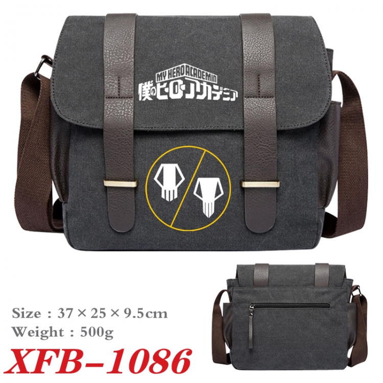 My Hero Academia Anime double belt new canvas shoulder bag single shoulder bag 37X25X9.5cm XFB-1086