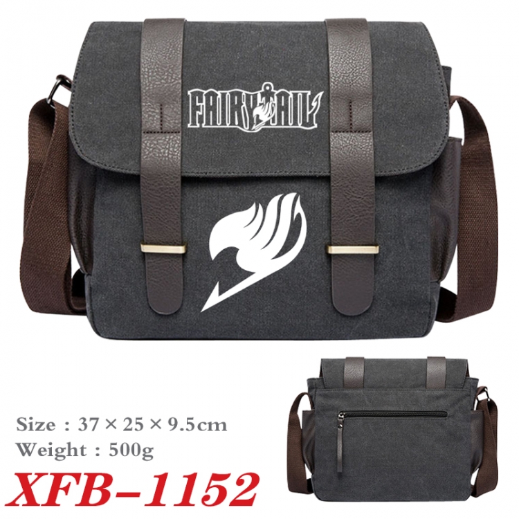 Fairy tail Anime double belt new canvas shoulder bag single shoulder bag 37X25X9.5cm XFB-1152