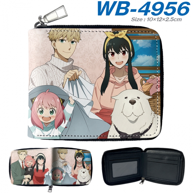 SPY×FAMILY Anime Full Color Short All Inclusive Zipper Wallet 10x12x2.5cm WB-4956A