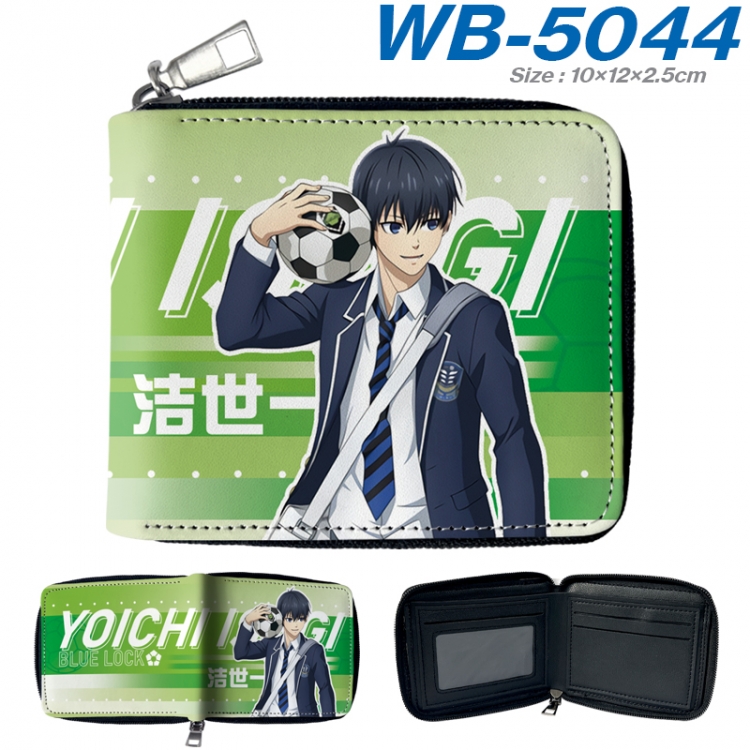 BLUE LOCK Anime Full Color Short All Inclusive Zipper Wallet 10x12x2.5cm WB-5044A