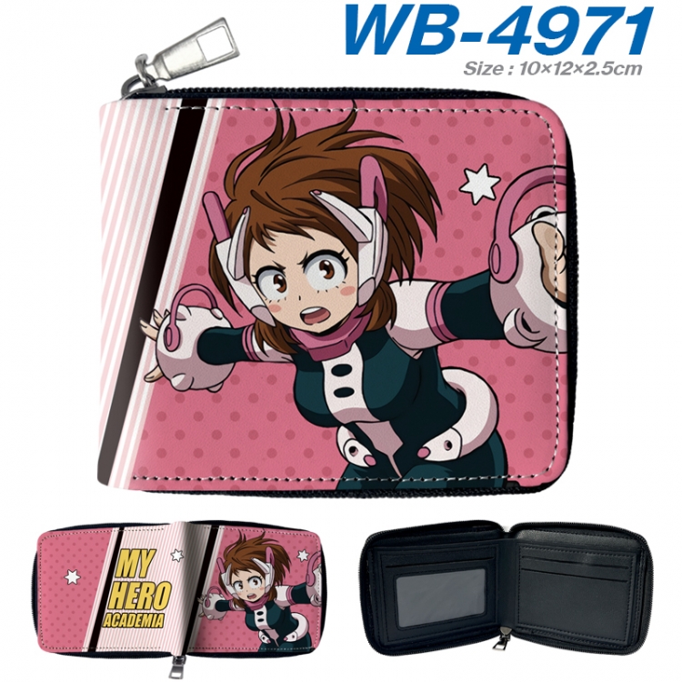 My Hero Academia Anime Full Color Short All Inclusive Zipper Wallet 10x12x2.5cm WB-4971A