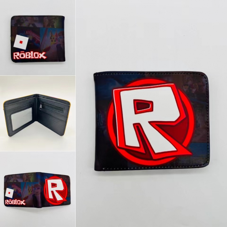 ROBLOX Full color  Two fold short card case wallet 11X9.5CM