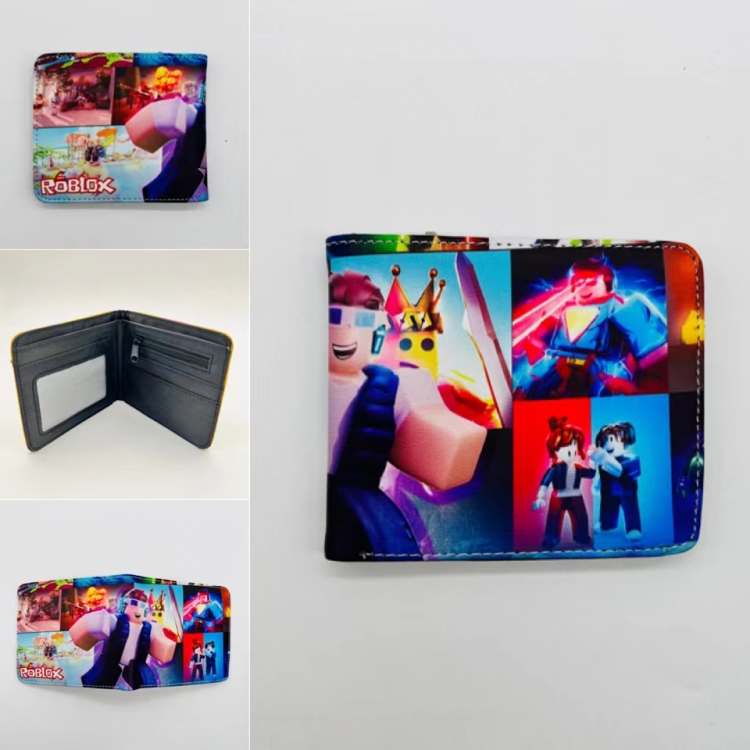 ROBLOX Full color  Two fold short card case wallet 11X9.5CM
