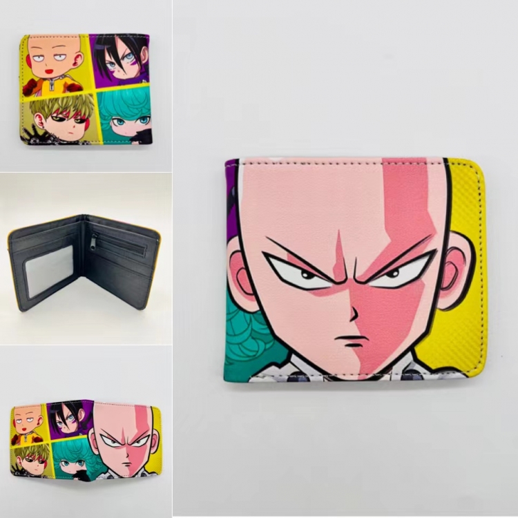 One Punch Man Full color  Two fold short card case wallet 11X9.5CM