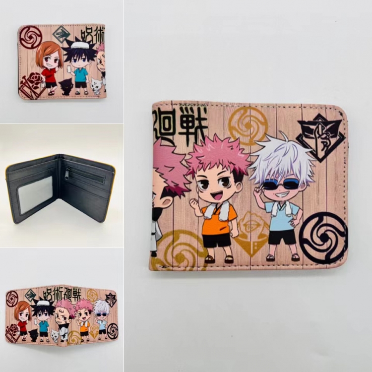 Jujutsu Kaisen Full color Two fold short card case wallet 11X9.5CM