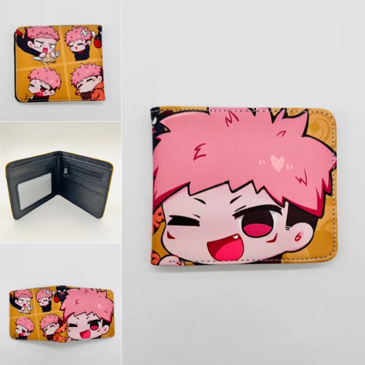 Jujutsu Kaisen Full color Two fold short card case wallet 11X9.5CM