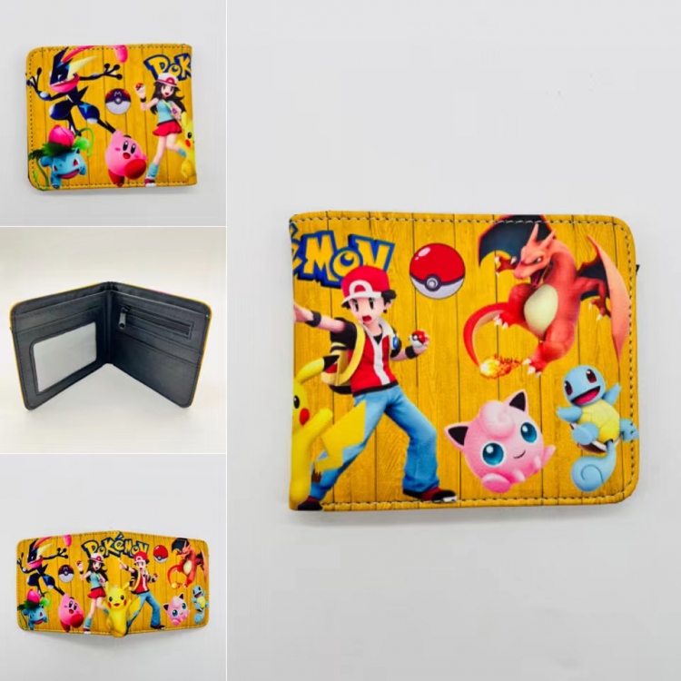 Pokemon Full color Two fold short card case wallet 11X9.5CM