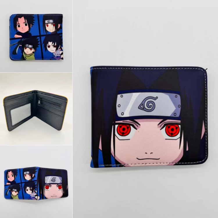 Naruto Full color Two fold short card case wallet 11X9.5CM