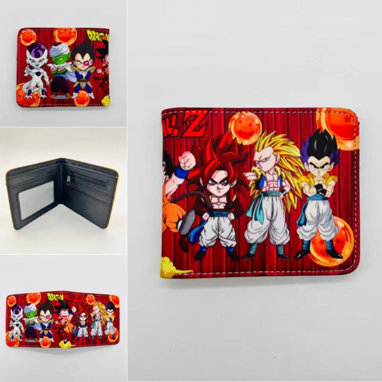 DRAGON BALL Full color Two fold short card case wallet 11X9.5CM