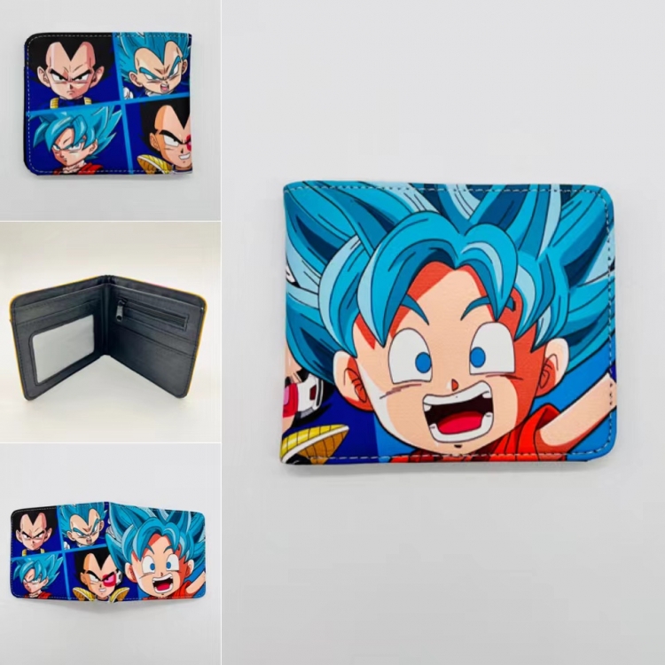 DRAGON BALL Full color Two fold short card case wallet 11X9.5CM