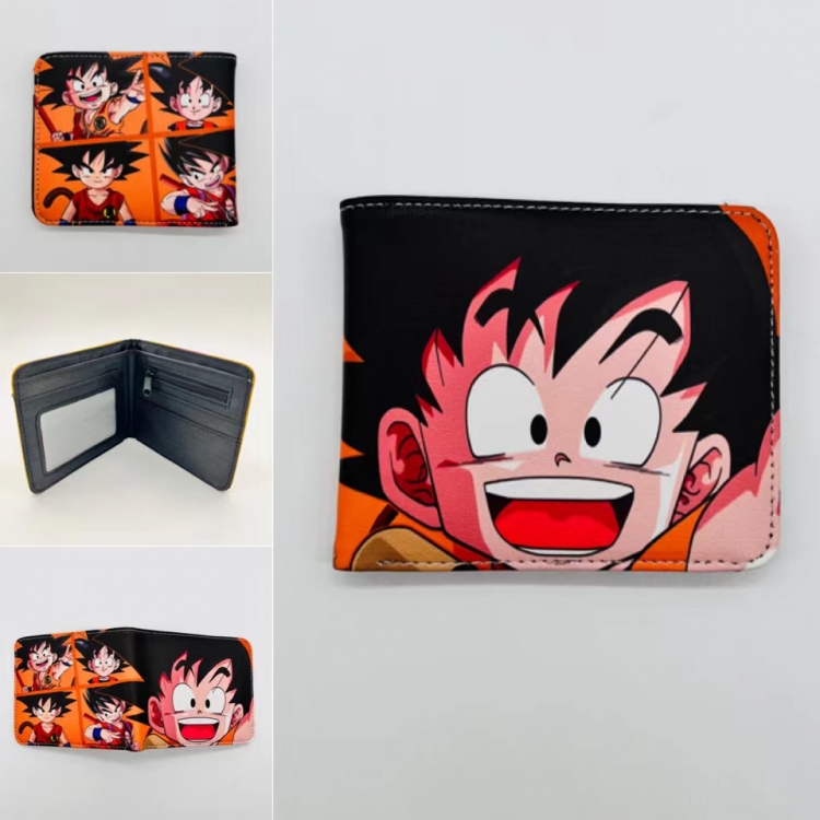 DRAGON BALL Full color Two fold short card case wallet 11X9.5CM