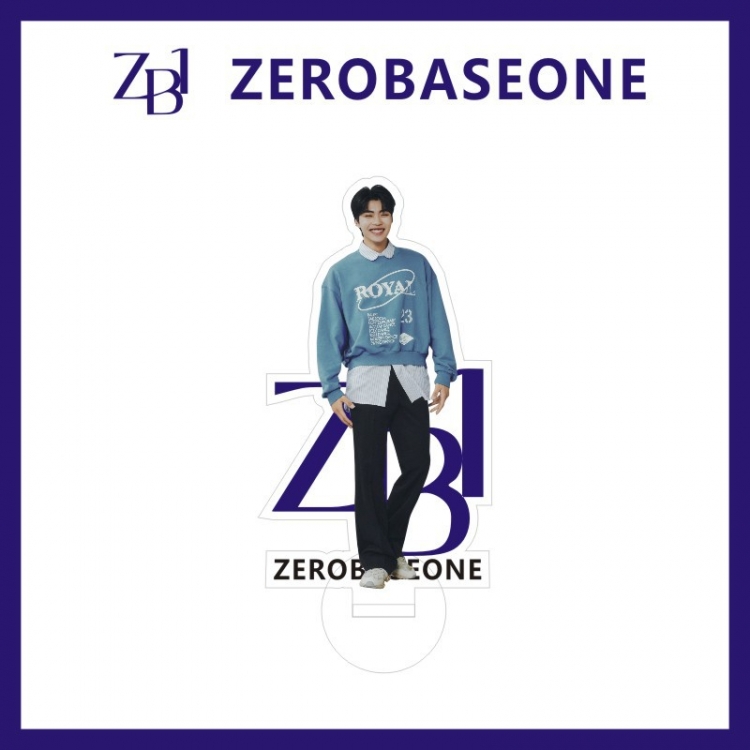 zerobaseone Korean celebrity acrylic double-sided standing sign decoration 11cm price for 2 pcs