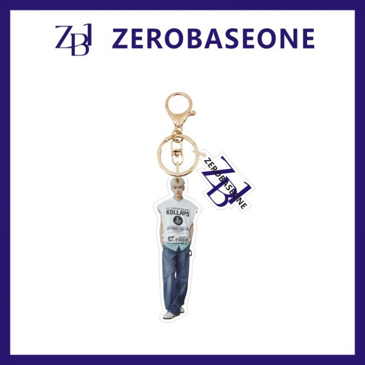 zerobaseone Acrylic Keychain Bag Pendant Ornaments OPP Packaging price for 5 pcs