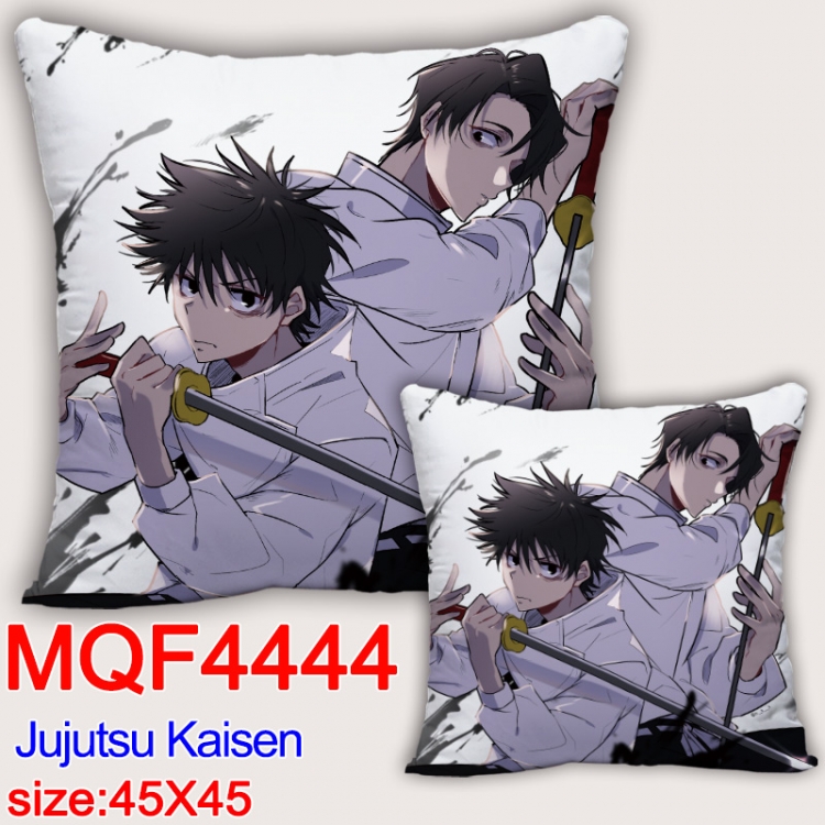 Jujutsu Kaisen Anime square full-color pillow cushion 45X45CM NO FILLING MQF-4444