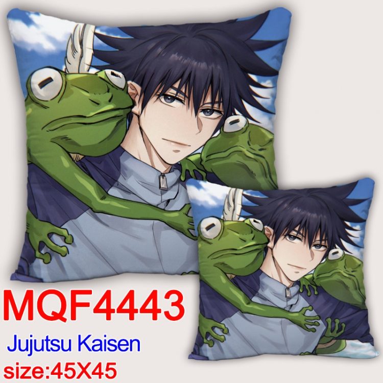 Jujutsu Kaisen Anime square full-color pillow cushion 45X45CM NO FILLING MQF-4443