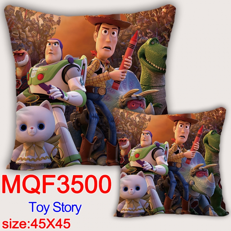 Toy Story Anime square full-color pillow cushion 45X45CM NO FILLING MQF-3500