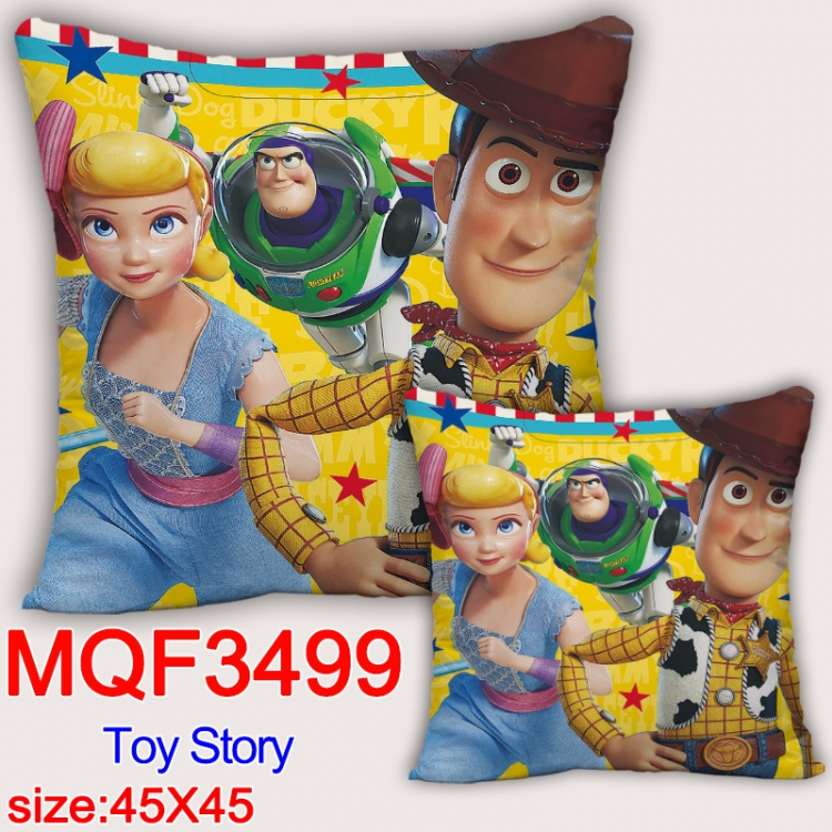 Toy Story Anime square full-color pillow cushion 45X45CM NO FILLING MQF-3499