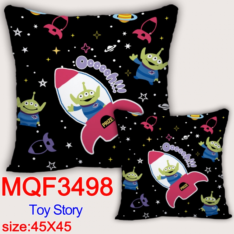 Toy Story Anime square full-color pillow cushion 45X45CM NO FILLING  MQF-3498