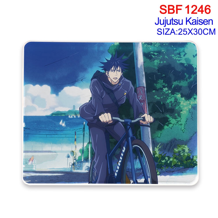 Jujutsu Kaisen Anime peripheral edge lock mouse pad 25X30cm  SBF-1246-2