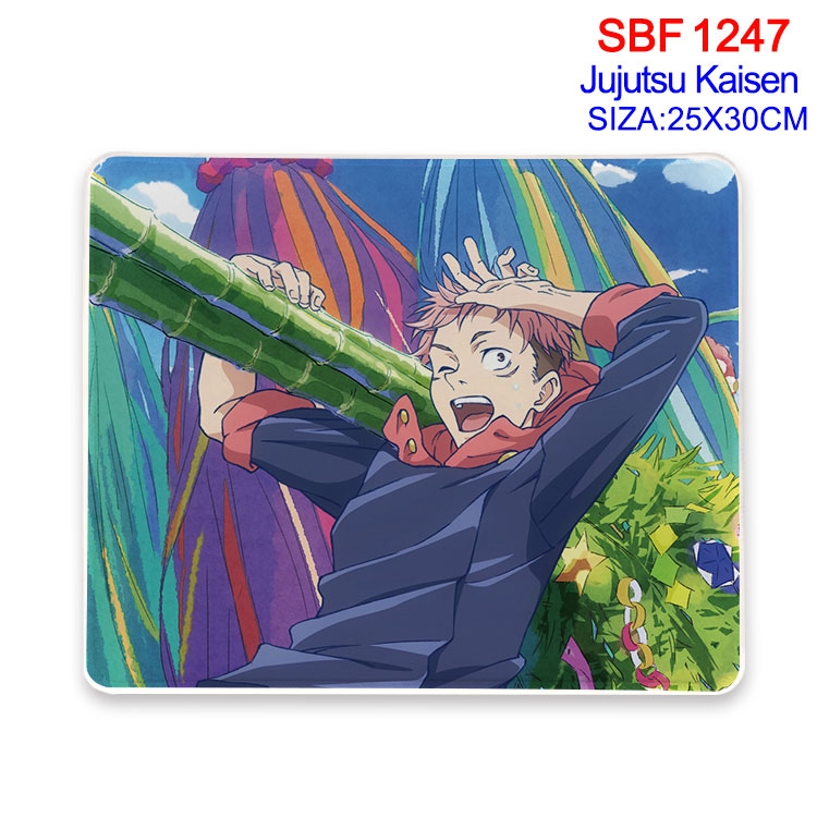 Jujutsu Kaisen Anime peripheral edge lock mouse pad 25X30cm SBF-1247-2