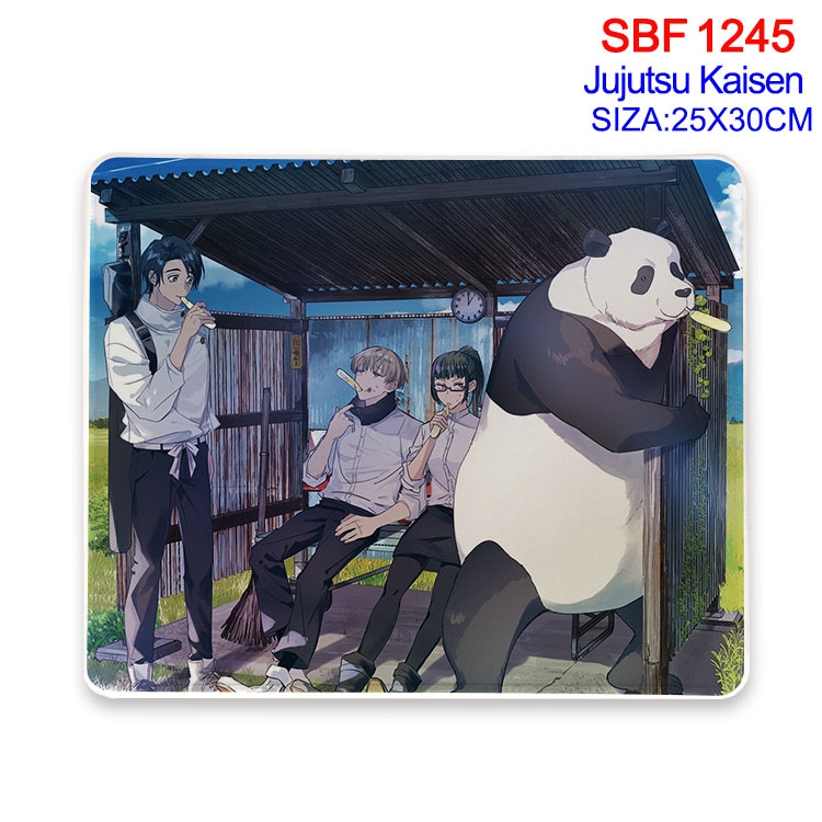 Jujutsu Kaisen Anime peripheral edge lock mouse pad 25X30cm  SBF-1245-2
