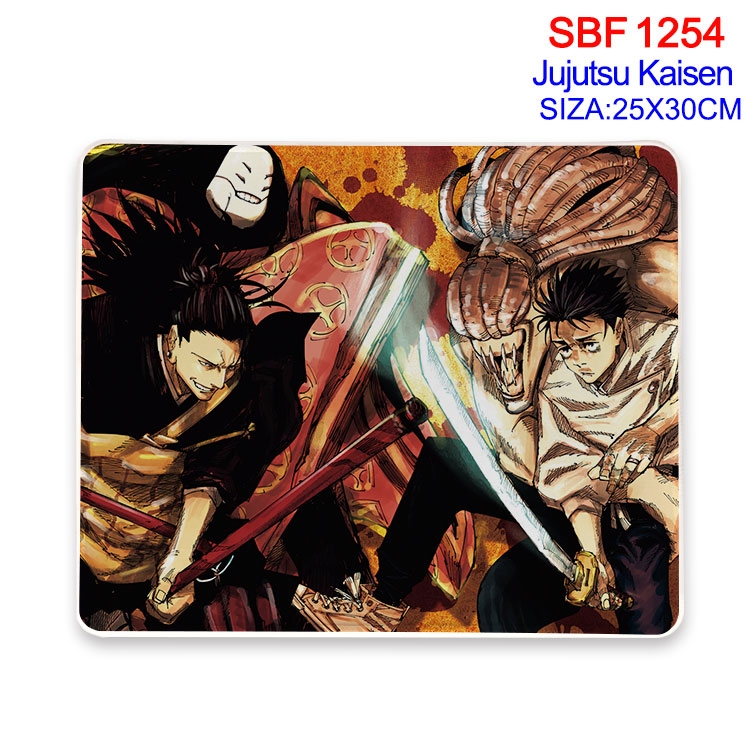 Jujutsu Kaisen Anime peripheral edge lock mouse pad 25X30cm SBF-1254-2