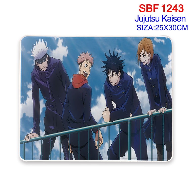 Jujutsu Kaisen Anime peripheral edge lock mouse pad 25X30cm SBF-1243-2