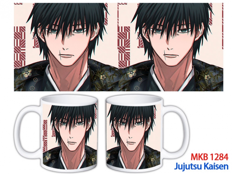 Jujutsu Kaisen Anime color printing ceramic mug cup price for 5 pcs MKB-1284