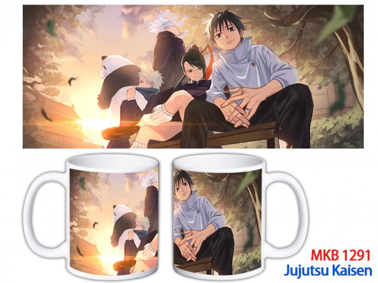 Jujutsu Kaisen Anime color printing ceramic mug cup price for 5 pcs MKB-1291